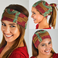 Hawai'i Paniolo Maile Twisted Lei Neck Gaiter Hilo Royal Red