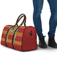 Hawai'i Paniolo Maile Twisted Lei Travel Bag Hilo Royal Red LT7 - Polynesian Pride