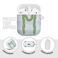 Hawai'i Paniolo Maile Twisted Lei AirPods Case Winter White