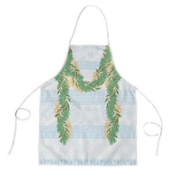 Hawai'i Paniolo Maile Twisted Lei Apron Winter White