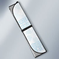Hawai'i Paniolo Maile Twisted Lei Auto Sun Shade Winter White