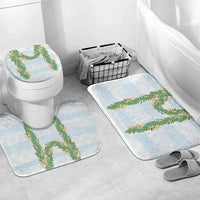 Hawai'i Paniolo Maile Twisted Lei Bathroom Set Winter White