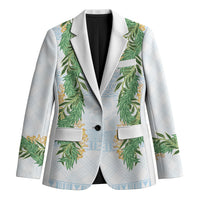 Hawai'i Paniolo Maile Twisted Lei Blazer Winter White