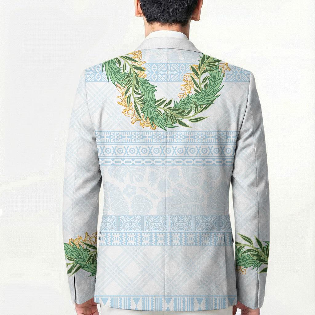 Hawai'i Paniolo Maile Twisted Lei Blazer Winter White