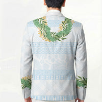 Hawai'i Paniolo Maile Twisted Lei Blazer Winter White