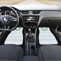 Hawai'i Paniolo Maile Twisted Lei Car Mats Winter White