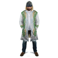 Hawai'i Paniolo Maile Twisted Lei Cloak Winter White