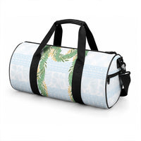 Hawai'i Paniolo Maile Twisted Lei Duffle Bag Winter White