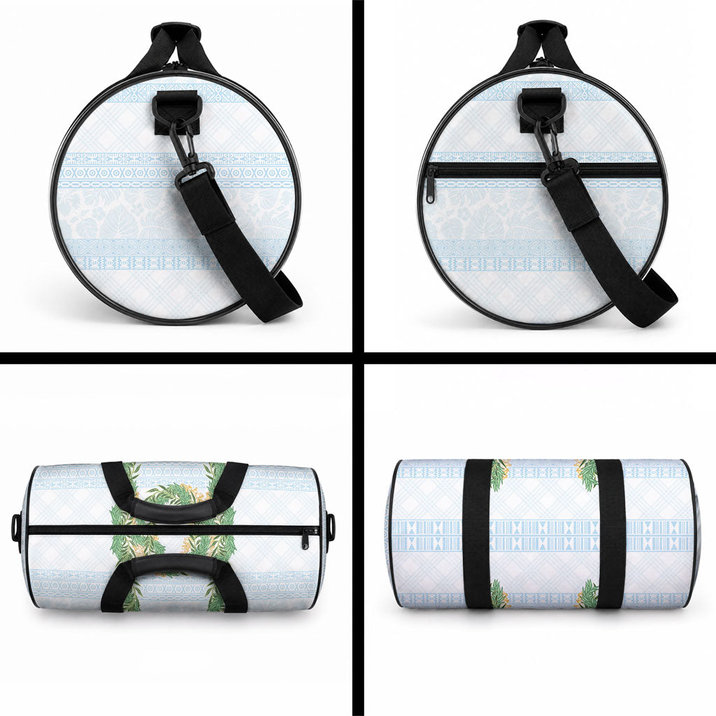 Hawai'i Paniolo Maile Twisted Lei Duffle Bag Winter White
