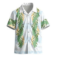 Hawai'i Paniolo Maile Twisted Lei Kid Hawaiian Shirt Winter White