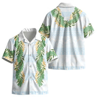 Hawai'i Paniolo Maile Twisted Lei Kid Hawaiian Shirt Winter White