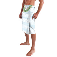 Hawai'i Paniolo Maile Twisted Lei Lavalava Winter White
