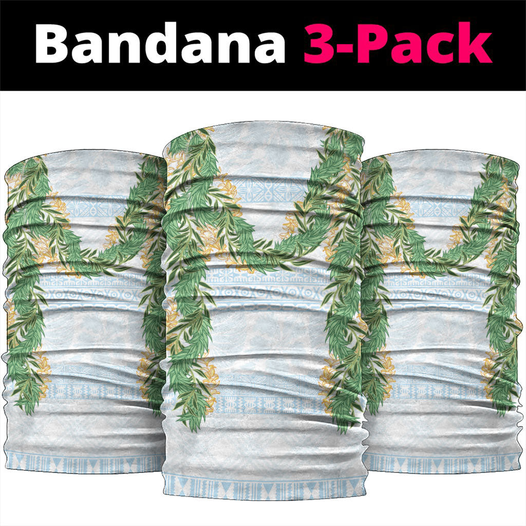 Hawai'i Paniolo Maile Twisted Lei Neck Gaiter Winter White