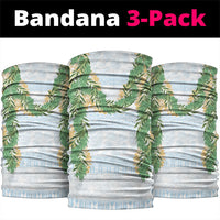 Hawai'i Paniolo Maile Twisted Lei Neck Gaiter Winter White
