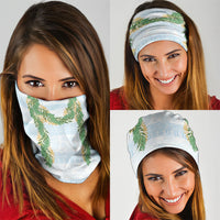 Hawai'i Paniolo Maile Twisted Lei Neck Gaiter Winter White