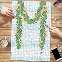 Hawai'i Paniolo Maile Twisted Lei Puzzle Winter White