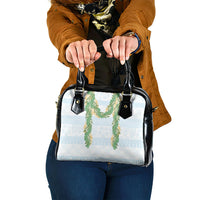 Hawai'i Paniolo Maile Twisted Lei Shoulder Handbag Winter White