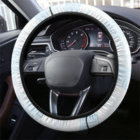 Hawai'i Paniolo Maile Twisted Lei Steering Wheel Cover Winter White