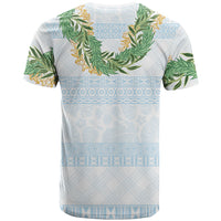 Hawai'i Paniolo Maile Twisted Lei T Shirt Winter White