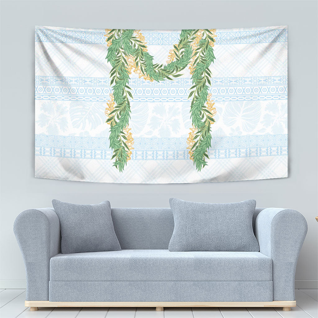 Hawai'i Paniolo Maile Twisted Lei Tapestry Winter White