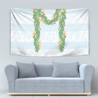 Hawai'i Paniolo Maile Twisted Lei Tapestry Winter White