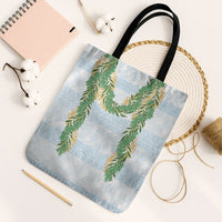 Hawai'i Paniolo Maile Twisted Lei Tote Bag Winter White
