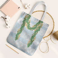 Hawai'i Paniolo Maile Twisted Lei Tote Bag Winter White