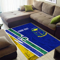 Personalised Fiji Natabua High School Area Rug Kaviti Tapa Mix Colors Proud NHS LT7 - Polynesian Pride