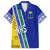 Personalised Fiji Natabua High School Hawaiian Shirt Kaviti Tapa Mix Colors Proud NHS LT7 Blue - Polynesian Pride