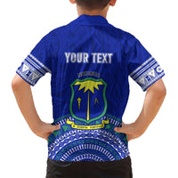 Personalised Fiji Natabua High School Kid Hawaiian Shirt Kaviti Tapa Mix Colors Proud NHS LT7 - Polynesian Pride