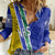 Personalised Fiji Natabua High School Women Casual Shirt Kaviti Tapa Mix Colors Proud NHS LT7 Female Blue - Polynesian Pride