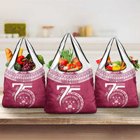 Personalised Fiji Adi Cakobau School Grocery Bag ACS Old Girls Lotus Mix Masi