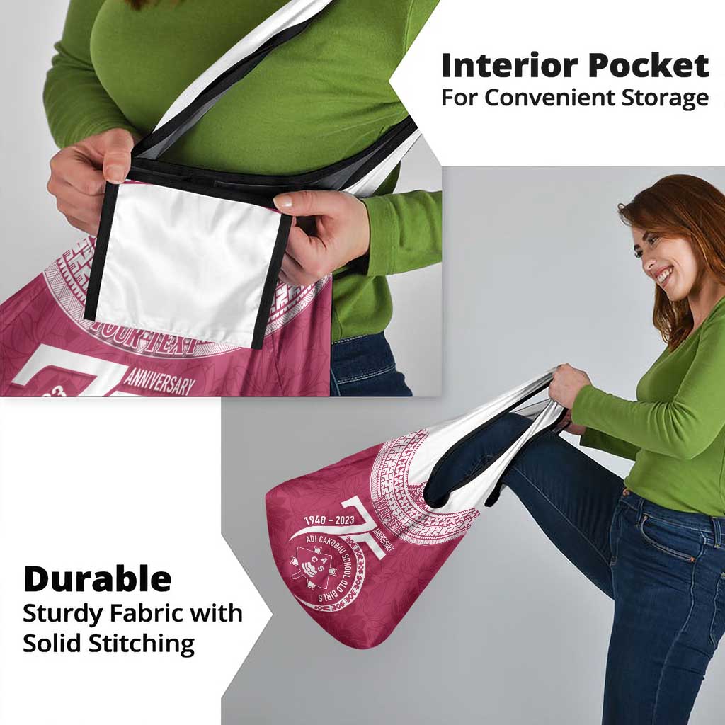 Personalised Fiji Adi Cakobau School Grocery Bag ACS Old Girls Lotus Mix Masi