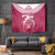 Personalised Fiji Adi Cakobau School Tapestry ACS Old Girls Lotus Mix Masi LT7 Crimson - Polynesian Pride