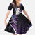 New Zealand Personalised Family Matching Summer Maxi Dress and Hawaiian Shirt Meri Kirihimete Kowhaiwhai Mix Paua Shell - Amethys