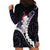 New Zealand Personalised Hoodie Dress Meri Kirihimete Kowhaiwhai Mix Paua Shell - Amethys