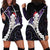 New Zealand Personalised Hoodie Dress Meri Kirihimete Kowhaiwhai Mix Paua Shell - Amethys