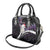 New Zealand Personalised Shoulder Handbag Meri Kirihimete Kowhaiwhai Mix Paua Shell - Amethys