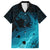 Polynesian Shark Family Matching Summer Maxi Dress and Hawaiian Shirt Under The Waves LT7 Dad's Shirt - Short Sleeve Dark Blue - Polynesian Pride
