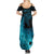 Polynesian Shark Family Matching Summer Maxi Dress and Hawaiian Shirt Under The Waves LT7 - Polynesian Pride