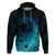 Polynesian Shark Hoodie Under The Waves LT7 Dark Blue - Polynesian Pride