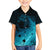 Polynesian Shark Kid Hawaiian Shirt Under The Waves LT7 Kid Dark Blue - Polynesian Pride