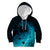 Polynesian Shark Kid Hoodie Under The Waves LT7 Hoodie Dark Blue - Polynesian Pride