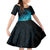 Polynesian Shark Kid Short Sleeve Dress Under The Waves LT7 KID Dark Blue - Polynesian Pride