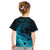 Polynesian Shark Kid T Shirt Under The Waves LT7 - Polynesian Pride