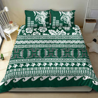 Hawaii Rainbow Warriors Christmas Bedding Set Kakau Motifs LT7 - Polynesian Pride