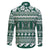Hawaii Rainbow Warriors Christmas Family Matching Tank Maxi Dress and Hawaiian Shirt Kakau Motifs LT7 - Polynesian Pride