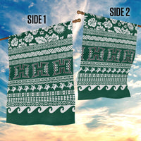 Hawaii Rainbow Warriors Christmas Garden Flag Kakau Motifs LT7 - Polynesian Pride