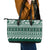 Hawaii Rainbow Warriors Christmas Leather Tote Bag Kakau Motifs LT7 - Polynesian Pride