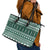 Hawaii Rainbow Warriors Christmas Leather Tote Bag Kakau Motifs LT7 - Polynesian Pride